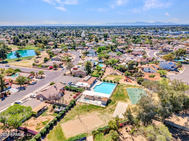 17838 N 45th Ave, Glendale, AZ 85308 - bird's eye view with a residential view and a water and mountain view