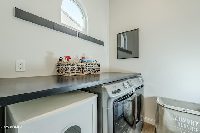 17324 E Quail Track Rd, Rio Verde, AZ 85263 - laundry area with laundry area and separate washer and dryer