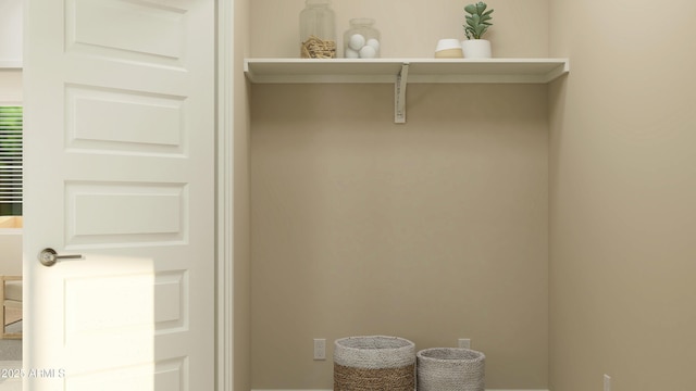 view of closet