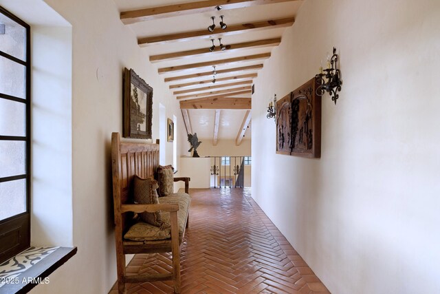 27050 N 103rd St, Scottsdale, AZ 85262 - corridor with beam ceiling