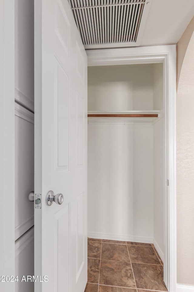 view of closet