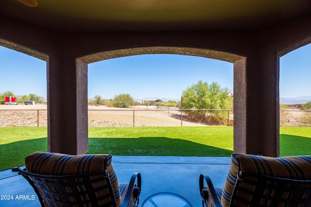 view of patio