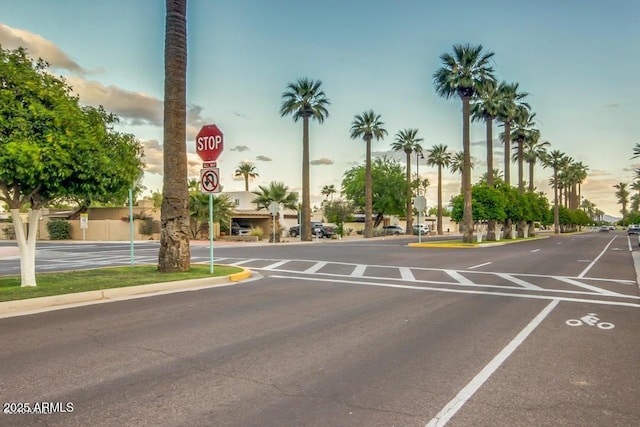 view of road