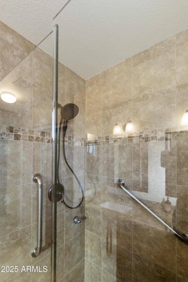 bathroom with walk in shower