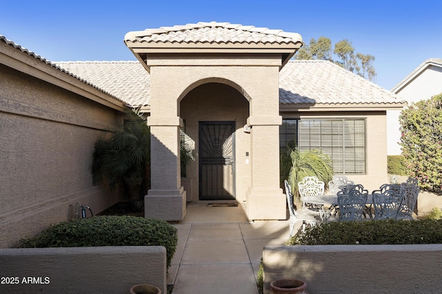 view of property entrance