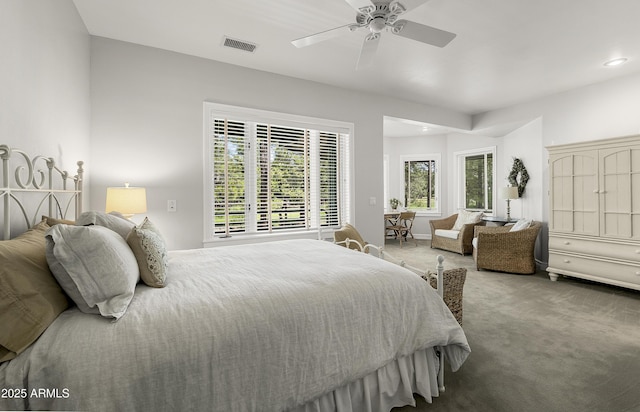 2036 Bessie Kidd Best, Flagstaff, AZ 86005 - carpeted bedroom with recessed lighting and ceiling fan