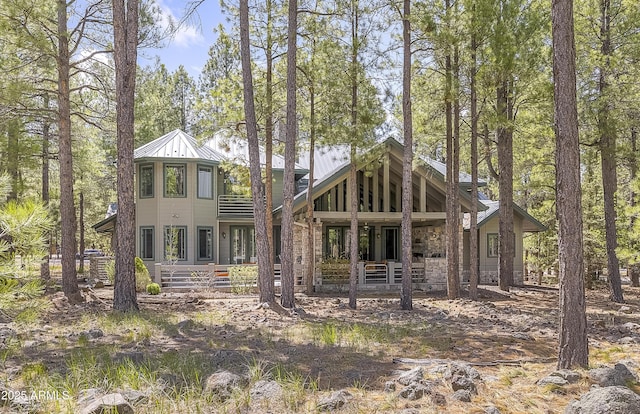 2036 Bessie Kidd Best, Flagstaff, AZ 86005 - view of front of house featuring metal roof