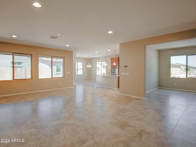 view of tiled empty room