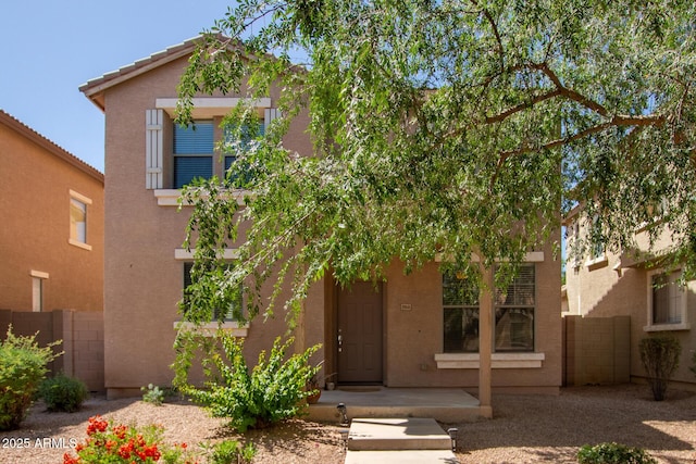 1968 E Emily Ln, Gilbert, AZ 85295 - view of front of property featuring stucco siding and fence