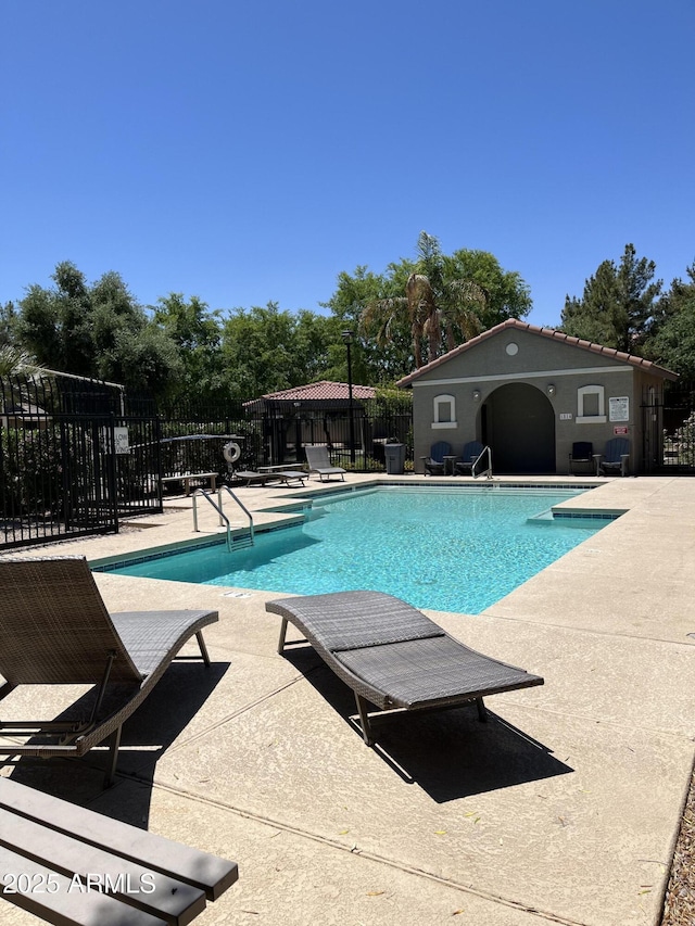 1968 E Emily Ln, Gilbert, AZ 85295 - pool featuring fence and a patio