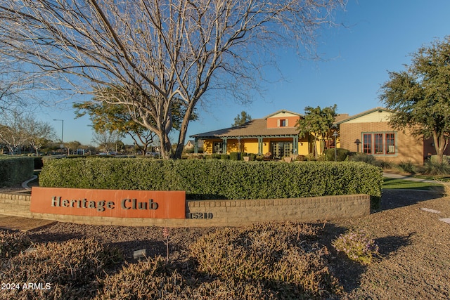 view of community / neighborhood sign