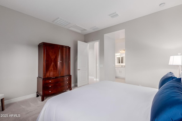 17896 W Amberwood Dr, Goodyear, AZ 85338 - bedroom featuring light colored carpet, baseboards, and visible vents