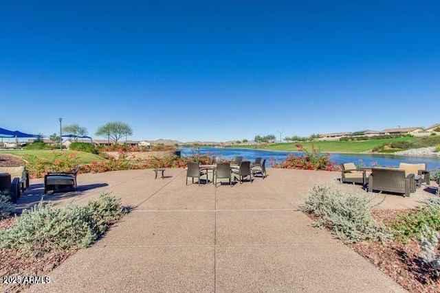 17896 W Amberwood Dr, Goodyear, AZ 85338 - exterior space featuring a water view