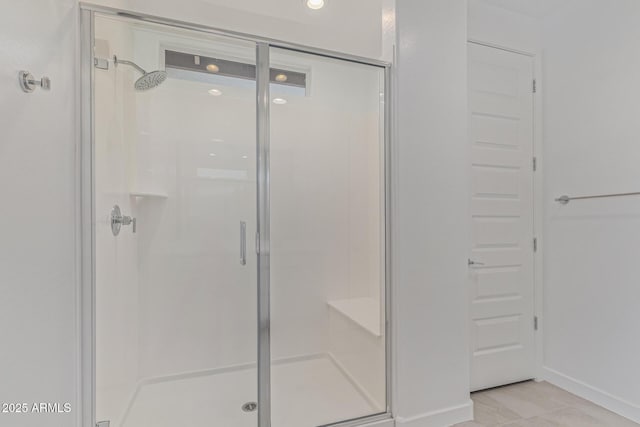 4371 E Enmark Dr, San Tan Valley, AZ 85143 - bathroom with a stall shower and recessed lighting