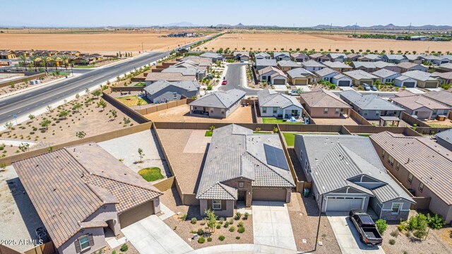4371 E Enmark Dr, San Tan Valley, AZ 85143 - aerial view of residential area with a mountain backdrop