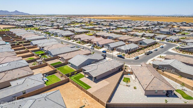4371 E Enmark Dr, San Tan Valley, AZ 85143 - aerial perspective of suburban area with a mountainous background