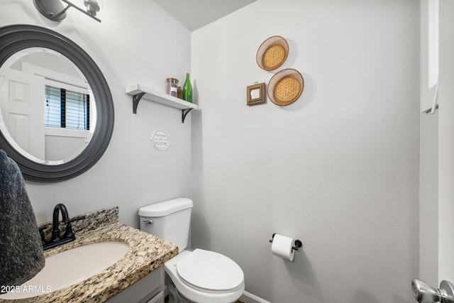 1408 N 62nd Pl, Mesa, AZ 85205 - half bath featuring toilet and vanity