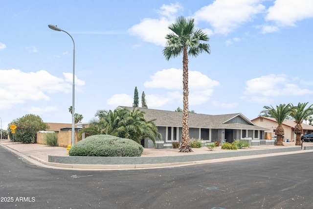 1408 N 62nd Pl, Mesa, AZ 85205 - view of front of home with roof with shingles