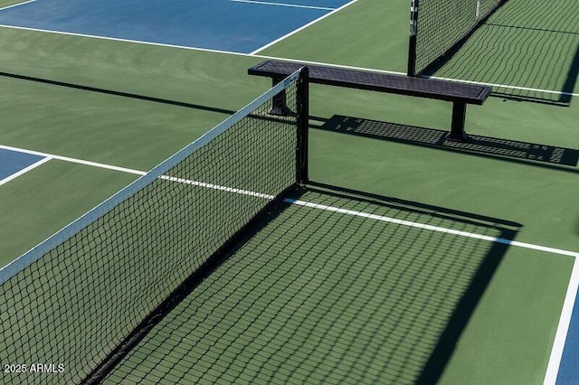 view of tennis court