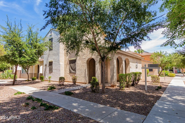 view of mediterranean / spanish house