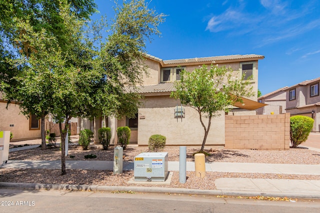 view of front of home