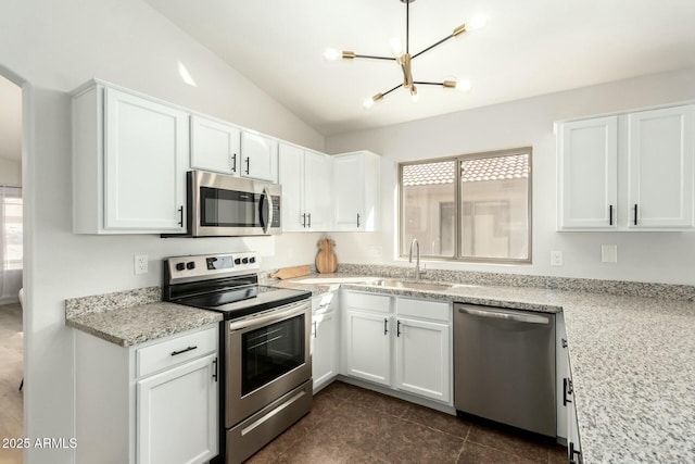 kitchen with white cabinets and stainless steel appliances