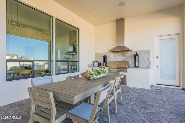 view of dining space