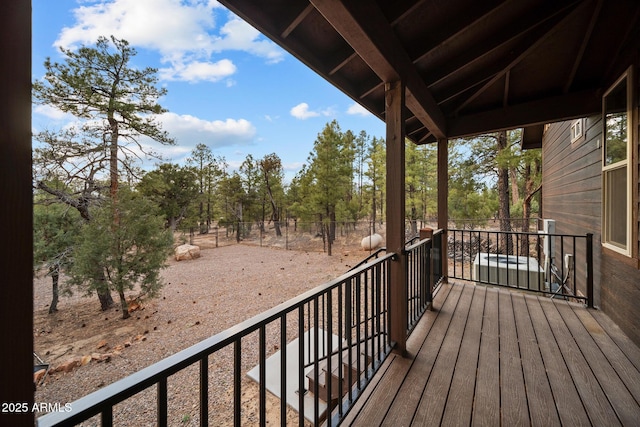 2702 Majestic Elk Rd, Overgaard, AZ 85933 - deck featuring fence