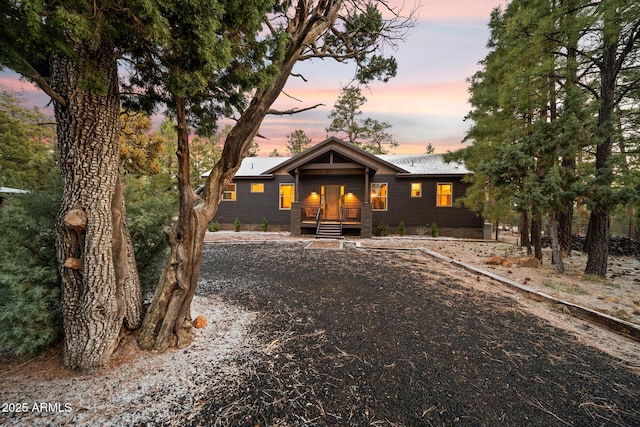 2702 Majestic Elk Rd, Overgaard, AZ 85933 - view of rustic home