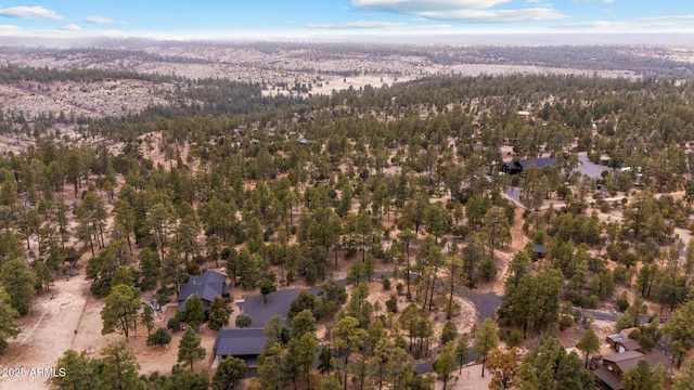 2702 Majestic Elk Rd, Overgaard, AZ 85933 - drone / aerial view featuring a forest view