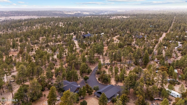 2702 Majestic Elk Rd, Overgaard, AZ 85933 - drone / aerial view featuring a forest view