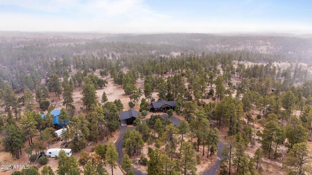 2702 Majestic Elk Rd, Overgaard, AZ 85933 - birds eye view of property featuring a wooded view