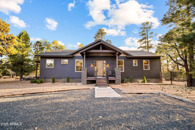2702 Majestic Elk Rd, Overgaard, AZ 85933 - view of front of home featuring fence