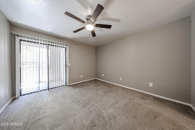 2025 E Campbell Ave Unit 137, Phoenix, AZ 85016 - empty room featuring a ceiling fan and carpet floors
