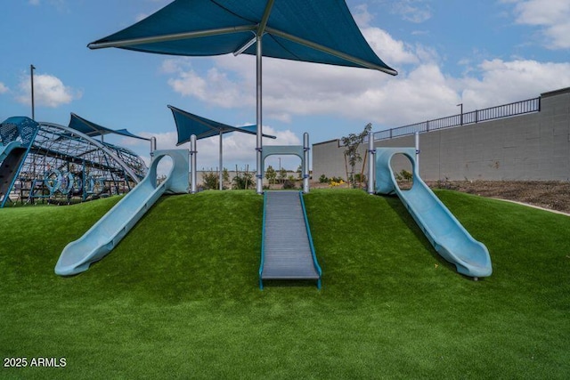 3853 S Buttercup Cir, Mesa, AZ 85212 - view of jungle gym