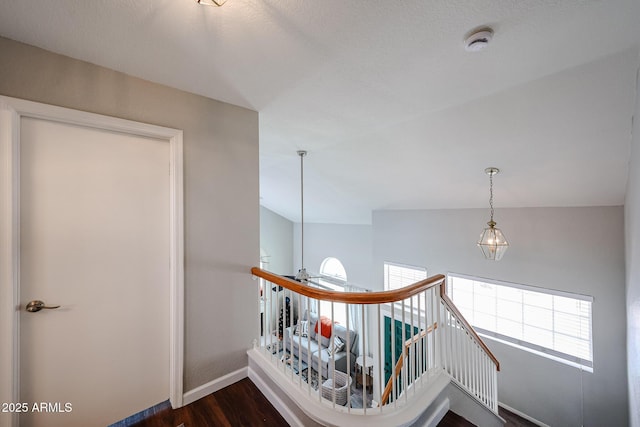 7110 N 28th Dr, Phoenix, AZ 85051 - staircase featuring wood finished floors and baseboards