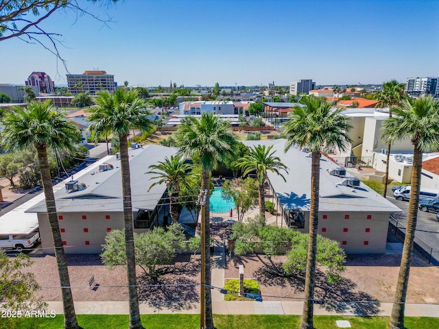 31 W 2nd St, Mesa, AZ 85201 - aerial view of a pool