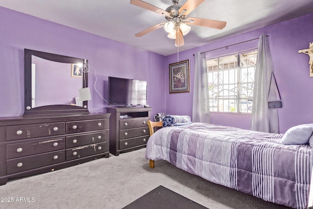 3525 W Latham St, Phoenix, AZ 85009 - carpeted bedroom with a ceiling fan