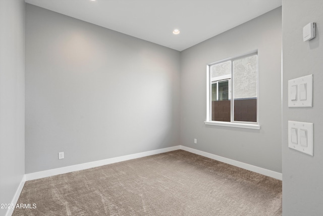 empty room with carpet floors