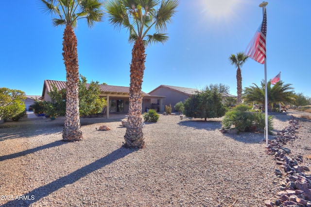 view of ranch-style home