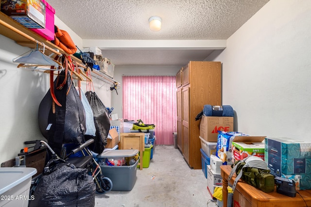 view of storage room