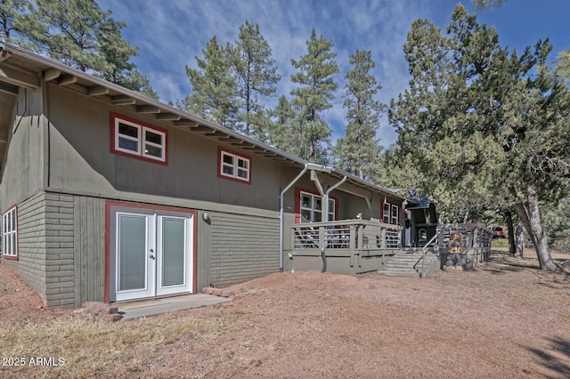 4090 N Cherri Lynn Dr, Pine, AZ 85544 - rear view of house featuring a deck
