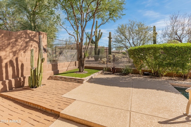 view of patio