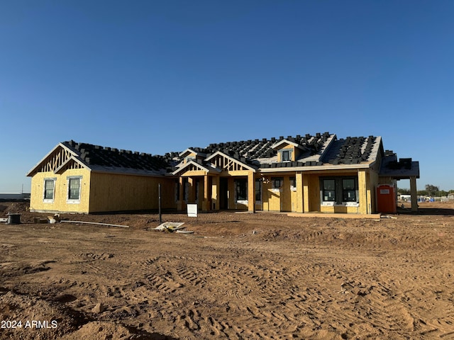 view of property under construction