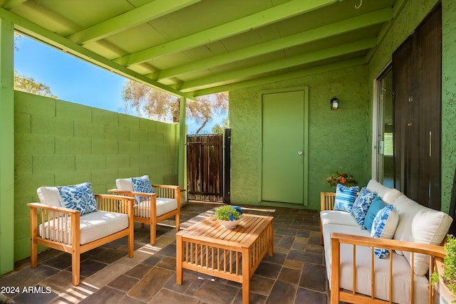 view of patio / terrace with outdoor lounge area