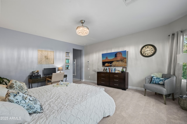 3766 E Ringtail Way, Phoenix, AZ 85050 - bedroom with light carpet and a desk