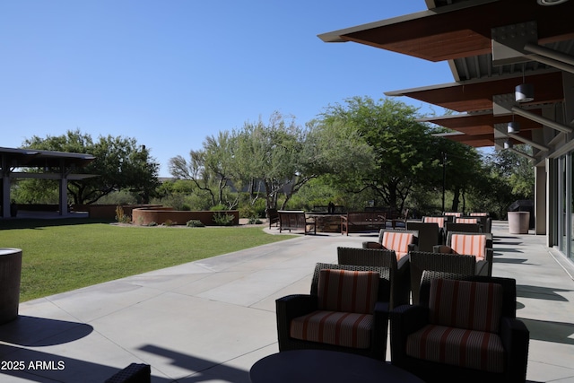 3766 E Ringtail Way, Phoenix, AZ 85050 - view of patio featuring outdoor dining space