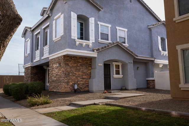 view of front of home