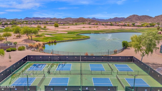 30032 N Desert Willow Blvd, San Tan Valley, AZ 85143 - aerial view of residential area featuring a water and mountain view and a local golf course