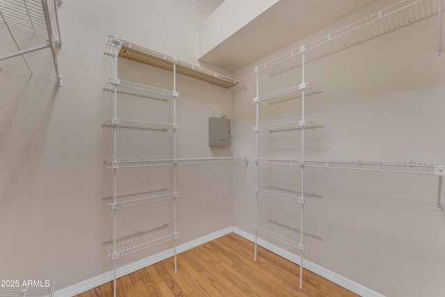 5822 W Abraham Ln, Glendale, AZ 85308 - spacious closet featuring wood finished floors